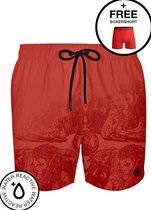 Muchachomalo - Swimshort - 1-pack inclusief boxershort - men - Groen /water react print