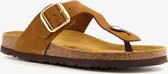 Hush Puppies dames bio teenslippers - Cognac - Maat 42