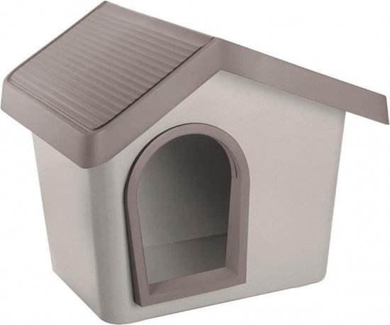 hondenhok Zeus 72 x 62 cm PVC grijs