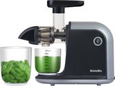 Manzibo Slowjuicer -  Sapcentrifuge  - Groenten en Fruit - Met Pulpcontainer - Vers Pers - Fruitsap - Groentesap - Zwart