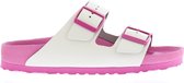 Birkenstock Arizona Dames Slippers Light Rose Lolli Pop Narrow-fit | Wit | Leer | Maat 39