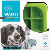 slowfeeder wafel hond 25 x 5,5 cm 1500 ml groen