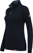 Travelin' Outdoor Jumper Kalix - Damestrui - Dun gebreid - Navy blauw - Maat M