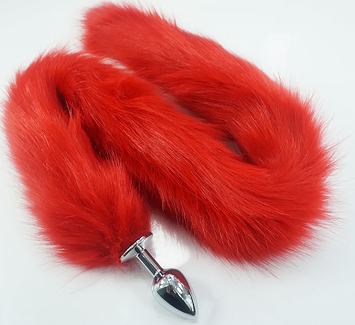 Goedkoopste Buttplug - Vossenstaart buttplug - Foxtail buttplug - Rood - Erotisch - XL - 75CM - Anaal - Tail buttplug
