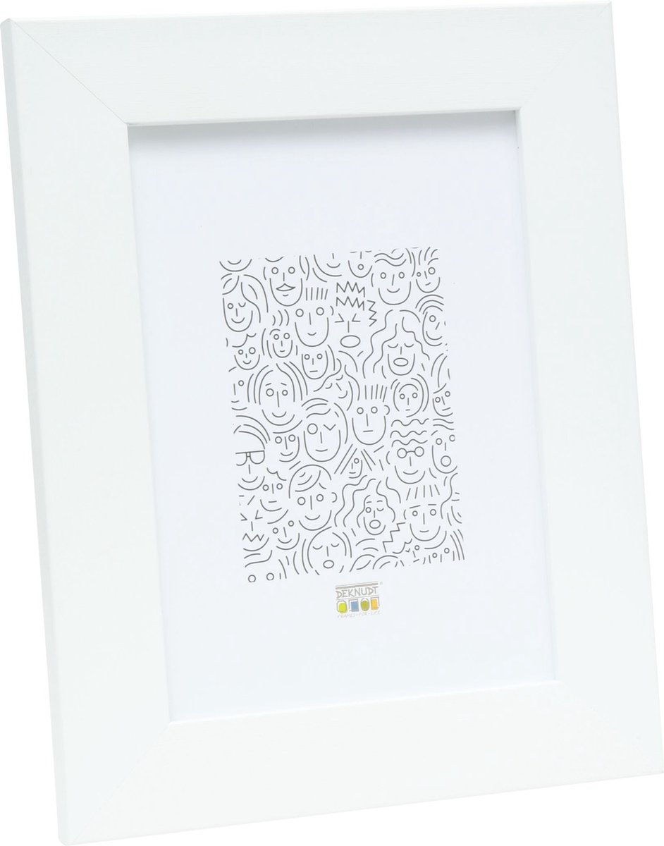 Deknudt Frames fotolijst S42PH1 - tijdloos wit - voor foto 15x20 cm spierwit