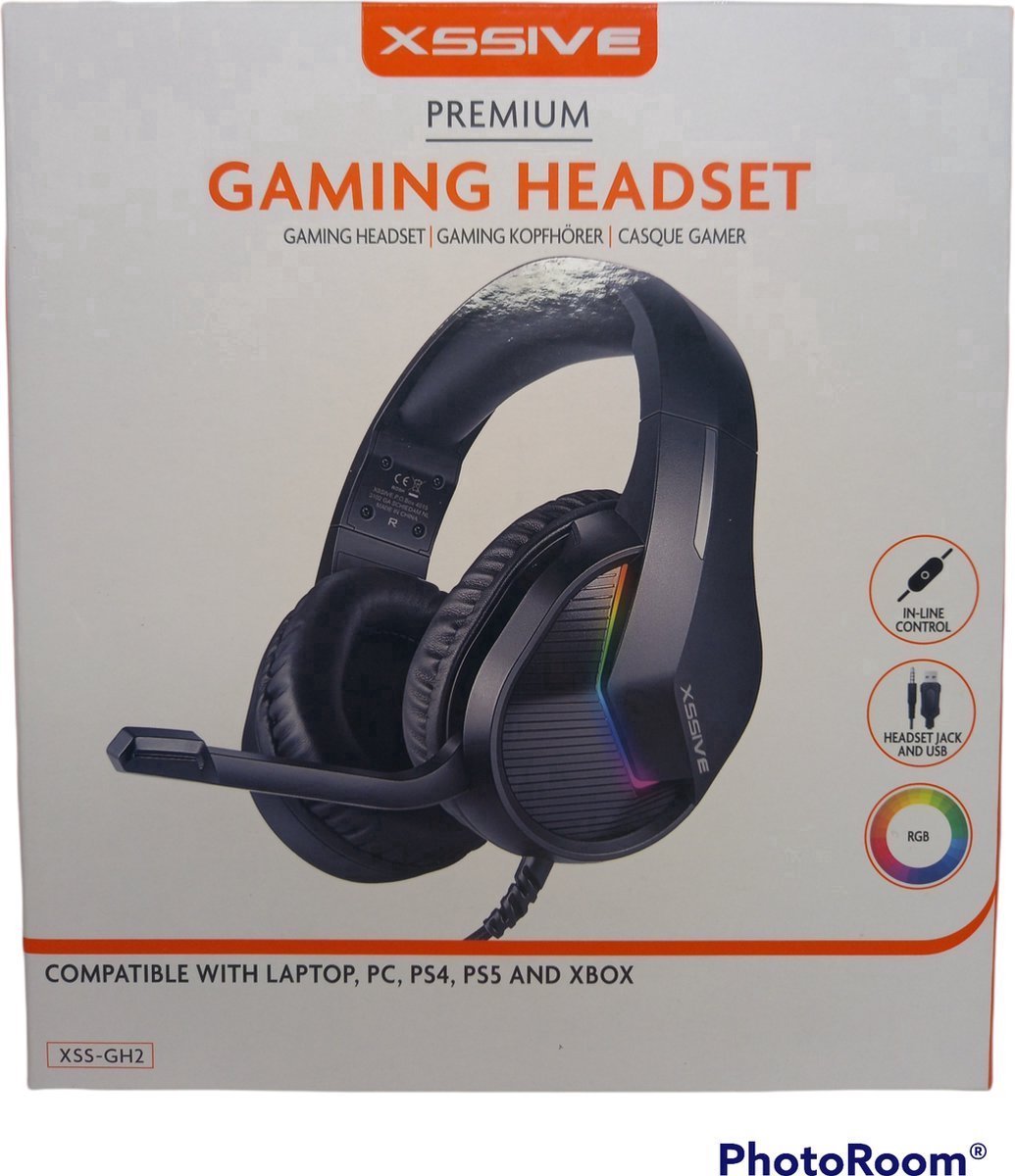 Game headset - Gaming Headset PS5 ,XBOX, PC.- gaming koptelefoon - XSS-GH2