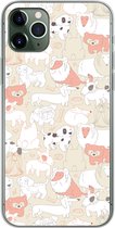 Geschikt voor iPhone 11 Pro Max hoesje - Patronen - Hond - Hondenvoer - Jongens - Meisjes - Kinderen - Kind - Siliconen Telefoonhoesje