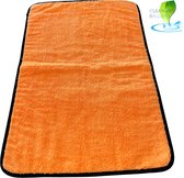 Chiffon de séchage orange (aimant à eau) 40 x 60 cm Clean Dry Ballista ourlet noir