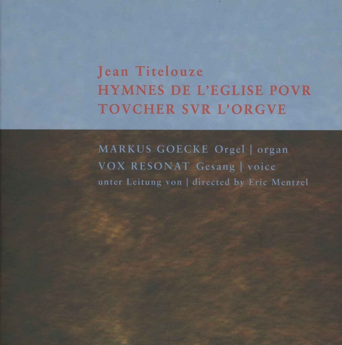 Vox Resonat & Markus Goecke - Hymnes De L'eglise (CD)