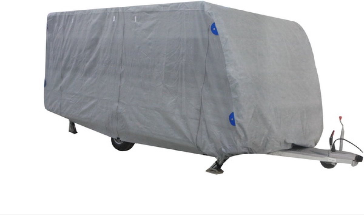 Caravanhoes - 5,50 x 2,50 x 2,20 Meter - Ademend - Waterdicht - Dak 3 laags - M