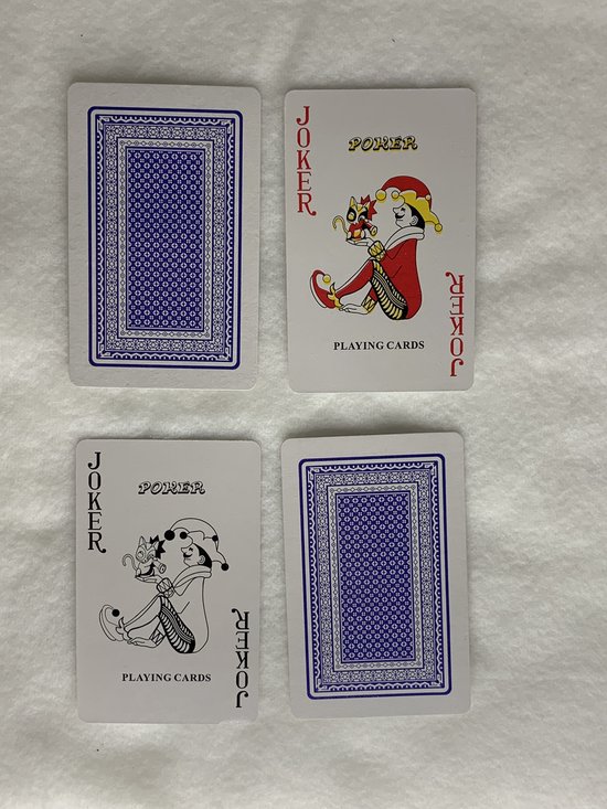 Afbeelding van het spel Speelkaarten 1 stok speelkaarten 4 x 13 kaarten + 2 Jokers , 54 kaarten Pokerkaarten