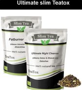 Ultimate Slim-Teatox | Burn & Cleanse | Vetverbrandende Afslankthee + Reinigende Detox Thee