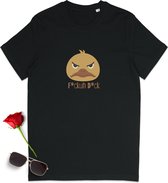 t-Shirt Grappige Eend - F*ckuh Duck Print - Dames t-Shirt - Heren t Shirt - Tshirt voor vrouwen en mannen - Unisex Maten: S M L XL XXL XXXL - Shirt kleuren: Zwart en Khaki.