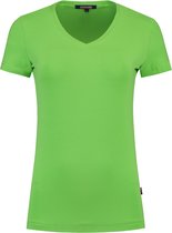 Tricorp Dames T-shirt V-hals 101008 Lime - Maat 4XL