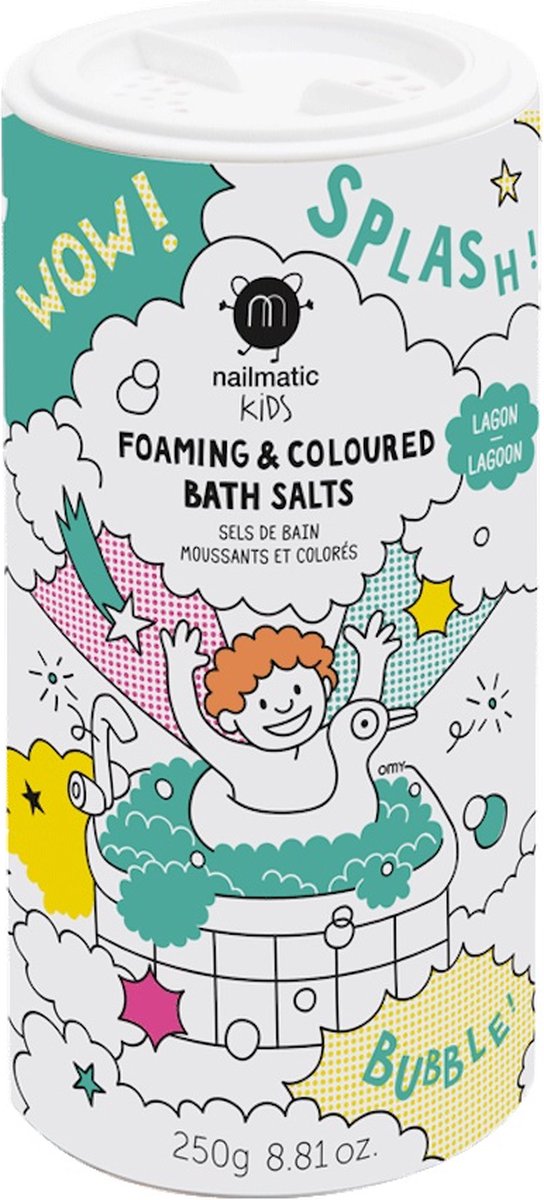 Kids Schuimend & Gekleurd Badzout Lagune 250g