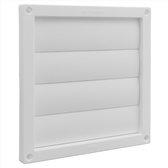 AIR CONTROL lamellenrooster kunststof 190x190mm Ø150mm - wit (20201100)