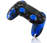 Couvercle en silicone du contrôleur PS4 bleu