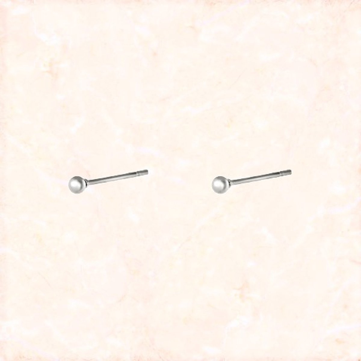 Jobo by Jet - Little dot earring - Zilver - Dames oorbellen - Oorknopjes - Kleine variant - Stainless steel - Verkleurd niet - Waterproef
