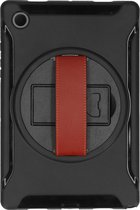iMoshion Tablet Hoes Geschikt voor Samsung Galaxy Tab A8 (2021/2022) - iMoshion Defender Backcover met strap - Zwart