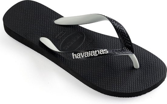 Havaianas Top Mix Heren Slippers - Black/Black - Maat 43/44