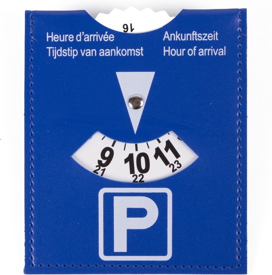 Disque de Stationnement Parking Disc Européen Zone Bleue 10 x 12