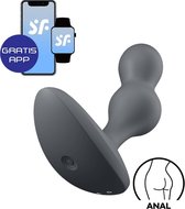 Satisfyer Deep Diver - Zwart - Plug anal vibrant - Avec contrôle par appli - 12 modes de vibration - Etanche IPX7 - 11 cm x 3 cm - Rechargeable - Plug anal - Toys anaux - Sextoy pour femme et homme