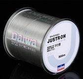 Vislijn Daiwa Justron nylon 500m Wit 0.32mm Nylon Draad Extra Sterk 10.5kg - Visdraad voor Zoetwater en Zoutwater