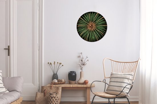 Assiette en plastique Fireworks Wall Circle ⌀ 30 cm - impression photo sur cercle mural / cercle vivant (décoration murale)