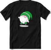 Kerstkabouter Buddy Kerst T-shirt | Groen | Jongens / Meisjes | Grappige Foute kersttrui Shirt Cadeau | Kindershirt | Leuke Elf, Rendier, Kerstboom en Kerstballen Ontwerpen. Maat 9