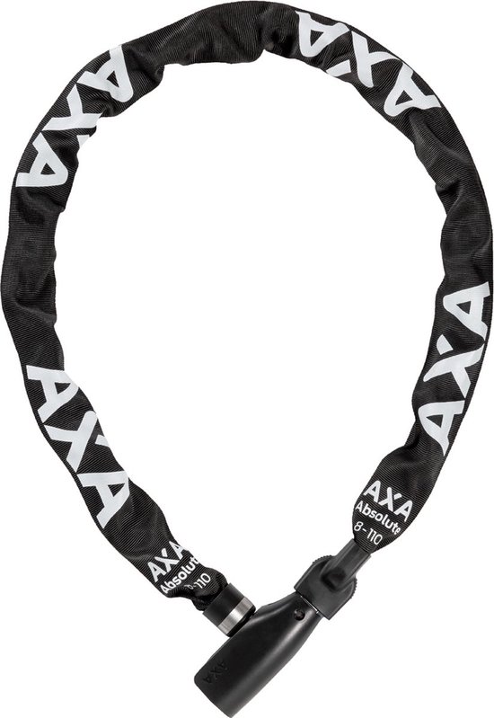 AXA Absolute 8 Kettingslot - 110CM - Zwart