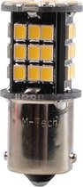 M-Tech LED - BA15s 12V - Premium 48x Leddiode - Canbus - Wit - Set
