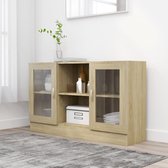 Dressoir 120x30,5x70 cm spaanplaat eiken kleur