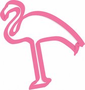 uitsteekvorm flamingo 11,7 x 9,4 cm kunststof roze