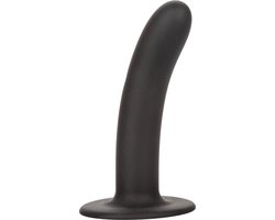Calexotics - Boundless Smooth - Gladde Strap-on Anaal Plug met Zuignap - Siliconen - Drie Maten - Zwart M