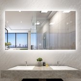 Badkamerspiegel - Badkamerspiegel Met Led Verlichting - Badkamerspiegels - Badkamerspiegel met Verlichting - Anti Condens - 120 x 60 cm