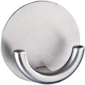 wandhaak Rondo 5,3 cm RVS matzilver