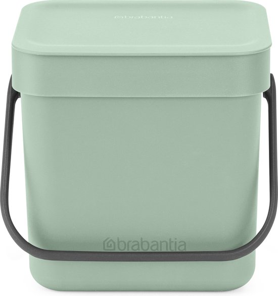 Brabantia Sort & Go Aanrecht Afvalbakje - 3 l - Jade Green