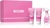 Moschino Fresh Couture Pink Giftset - 50 ml eau de toilette spray + 100 ml showergel + 100 ml bodylotion - cadeauset voor dames