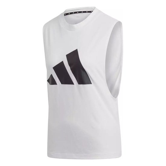 adidas Performance Athletics Pack Graphic Muscle Tee dokwerker Vrouwen wit 2XL