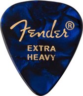 Fender 351 shape 6-pack plectrum Blauw Extra Heavy