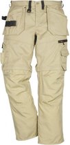 Pantalon de travail Fristads PS25-242 – Fermeture éclair – Poches genoux – Kaki taille 44
