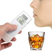 TechU™ Digitale Alcoholtest – Wit – Hygiënische Auto Blaastest