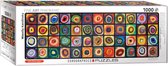 Eurographics Color Study of Squares Panorama Wassily Kandinsky - 1000 stukjes
