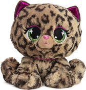 Pluche designer knuffel P-Lushes Pets luipaard 15 cm - Dieren speelgoed knuffels