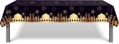 GBG Zwarte Ramadan Tafelkleed Versiering Set - Verjaardag Ramadan Eid Feest Decoratie - 220 x 130 cm