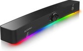 BlitzWolf - Soundbar voor Laptop en PC - Computer Speakers met hoogwaardig geluid - USB aansluiting -en LED lichten - Voorzien van twee speakers - Gaming geluid set-up -360 ° stere