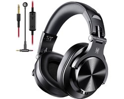 OneOdio Wired Fusion A71M Zwart – Koptelefoon met Microfoon – Inklapbaar – Muziek | Studio | DJ