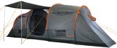 Skandika Trivelig 6 Protect Tunneltent - Familie tent - 2 donkere slaapcabines, ingenaaide tentvloer, waterdicht - Stahoogte 200 cm - 635 x 210 x 200 cm - 3000 mm waterkolom - Muggengaas - Ka