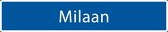 Straatnaambord Milaan | Straatnaambord stad| Verkeersbord Milaan | Verkeersborden | Straatnaambord origineel | Verkeersborden Steden