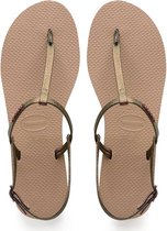 Havaianas you riviera slippers rose gold, maat 33/34